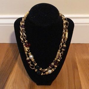Antique beaded 18 inch necklace